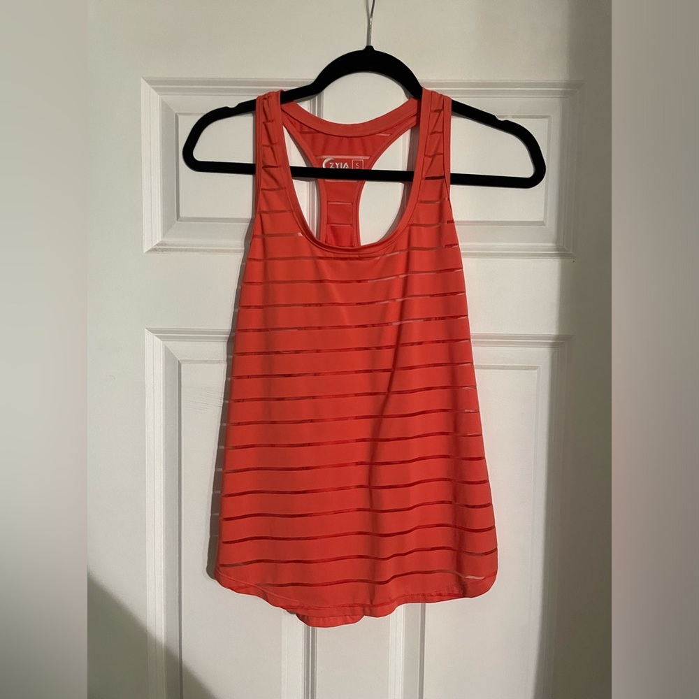 ZYIA Orange Havana Tank